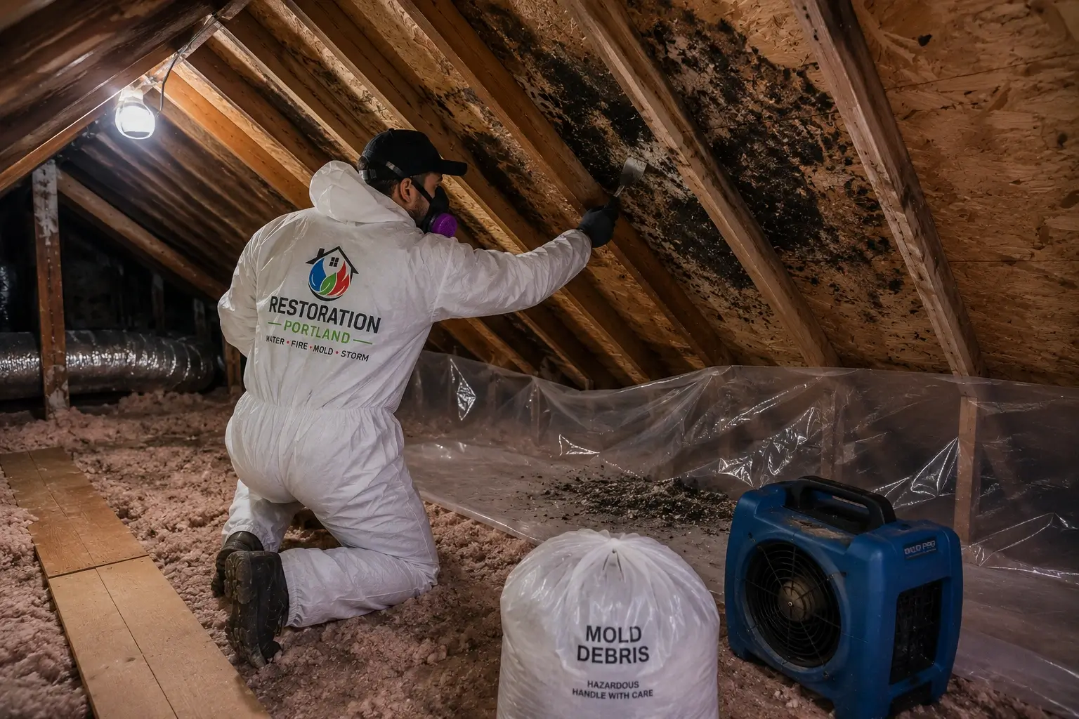 attic mold removal service in portland